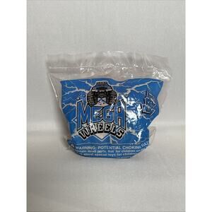 1995 Wendy's Mega Wheels Truck Black Purple Music Toy NIB Kids Meal Stickers